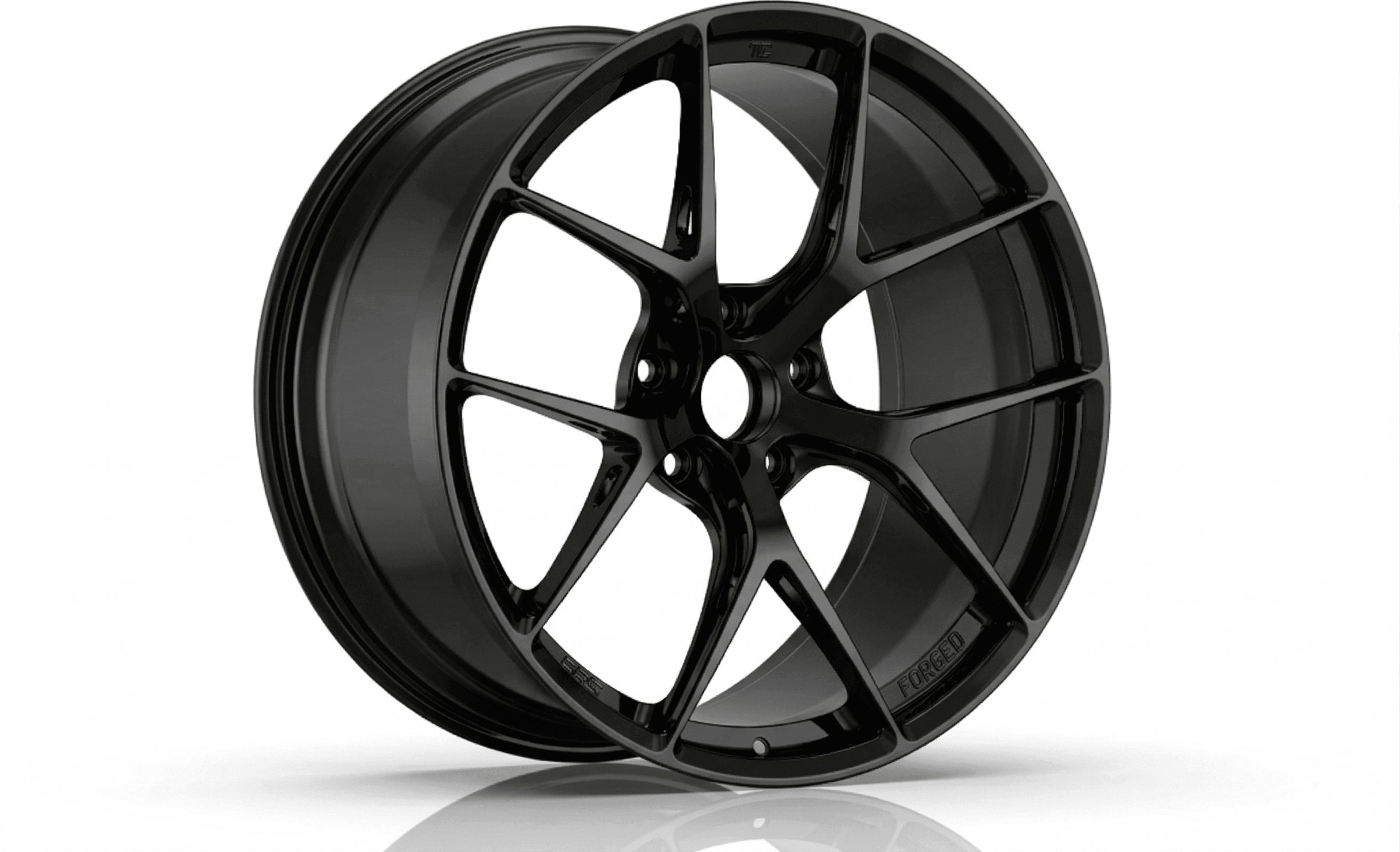 1F wheel in gloss black